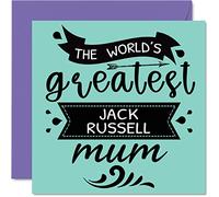 Birthday Cards for Her from the Dog, World's Greatest Jack Russell Mum