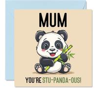 Birthday Cards for Mum, Stu-Panda-ous