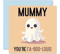 Birthday Cards for Mummy - Fa-Boo-Lous - Funny Happy Birthday Card for Mummy from Son Daughter, Mother's Day Card Mother, 145mm Joke Greeting Cards Women Her