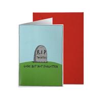 Birthday Cards For Women&Men Humour，Happy Birthday Cards，30th Birthday Card Funny For Women Her Female Rip Twenties，Poster Packaging,4.9 * 6.9 Inches