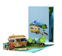 Birthday Cards Greeting Cards With Envelope Fathers Day Camping Postcard For Dad Husband Grandfather Travel Greeting Card With Envelope