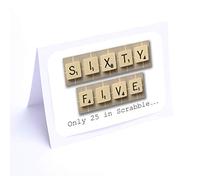 Birthday Cards Scrabble (65th Birthday Card)