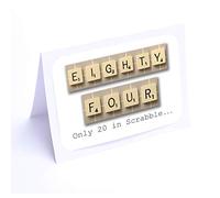 Birthday Cards Scrabble (84th Birthday Card)