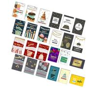 Birthday Cards with Envelopes Paper Mixed Style Greeting Set