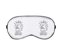 'Birthday Cat' Sleep/Travel Eye Mask (EY00030207)