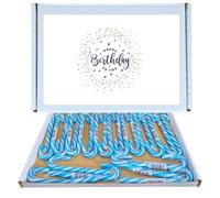 Birthday Celebration Sweet Box | Bonds Bubblegum Candy Canes 24 Pack Gift Box Individually Wrapped |Happy Birthday Packaging, Gift for All Ages