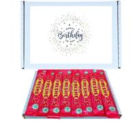 Birthday Celebration Sweet Box | Refreshers Strawberry Chew Bars 24 Pack Box of Classic Retro Sweets Fizzy Sherbet-Filled Strawberry Flavour Chewy Bars Nostalgic Candy Treat