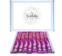 Birthday Celebration Sweet Box | Vimto Chew Bars 24 Pack Box of Classic Retro Sweets Bursting with Signature Vimto Fruit Flavour Chewy and Juicy Candy Treat, For Gifting, Sharing & Parties