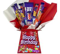 Birthday chocolate gift hamper bouquet gift box (Compatible with CADBURY RED MIX)