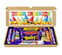 Birthday Chocolate Hamper, Letterbox Chocolate Gift Selection Box of 10 Fullsize Dairy Milk Chocolate bars, for 13th 16th 18th 21st Birthday Gifts For Kids