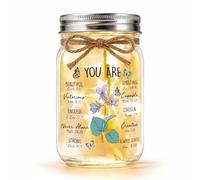 Birthday Christian Gift for Women You Are Bible Verse Mason Jar Night Light