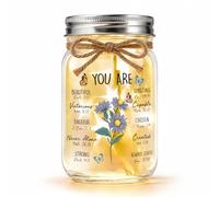 Birthday Christian Gift for Women You Are Bible Verse Mason Jar Night Light