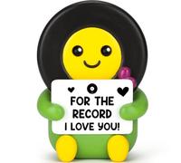 Birthday Christmas Stocking Stuffers for Women Men Husband Wife, For the Record Resin Figurine Valentine's Day Decoration for Him Her Boyfriend or Girlfriend BF I Love You Cute Gifts Home Desk Decor