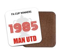 Birthday Coaster Beer Mat Year Born 1985 FA Cup Winners Man Utd CO7260