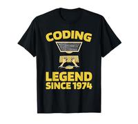 Birthday Coder Software Engineer - Programmer Born in 1974 T-Shirt