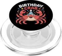 Birthday Crab For Seafood Addicts Vibe PopSockets PopGrip for MagSafe