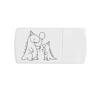 'Birthday Dinosaur' Pill Box with Tablet Splitter (PI00035107)
