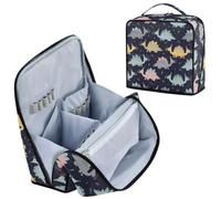 Birthday Dinosaurs Black Makeup Bag Travel Makeup Bag for Women