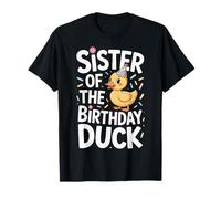 Birthday Duck Sister Matching Family Party Look T-Shirt