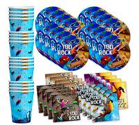Birthday Galore Rock Climbing Party Supplies Set Plates Napkins Cups Tableware Kit for 16