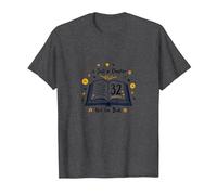 Birthday Gift: 32 is Just a Chapter, Not The Book T-Shirt, Men, Dark Heather Grey, 6XL