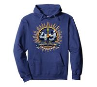 Birthday Gift: 49 and Just Getting Started - Fun Age Quote Pullover Hoodie, Adult Unisex, Navy, XL