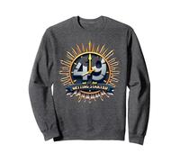 Birthday Gift: 49 and Just Getting Started - Fun Age Quote Sweatshirt, Adult Unisex, Dark Heather Grey, S