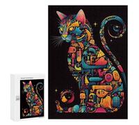 Birthday Gift - Cat Scheme, Challenging Puzzle for Adults, 300 PCS - for A Rewarding Weekend Challenge
