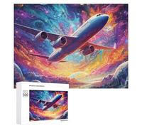 Birthday Gift - Fantasy Flight Through Colorful Skies, Adult Tabletop Puzzle, 500 PCS; for Shared Table Time