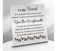 Birthday Gift for Friends Plaque Gifts for Friends Friendship Gifts Home Office Desk Decor Bestie Gift for Women Long Distance Friendship Presents Graduation Present Desk Decorations Sign