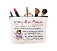 Birthday Gift for Women - Simple Designed Small Makeup Bag - Personal Birthday Gift for Girlfriends, Daughters, Mothers., Breastfriend, A small make-up bag with zip