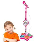 Birthday Gift Microphone Microphone Interactive Kids Microphone and Standset LED Light Microphone Microphone Music Microphone Child Recording Microphone Karaoke Microphone Microphone