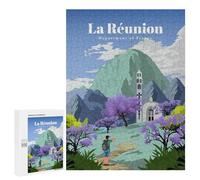 Birthday Gift - Travel to La Reunion, Adult Tabletop Puzzle, 500 PCS; for Shared Table Time