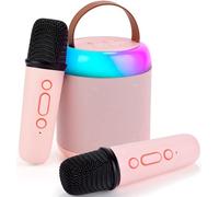 Birthday Gifts for 3, 4, 5, 6, 7, 8, 9, 10, 11, 12 Year Old Toys Girls Boys, Christmas Stocking Stuffers,Karaoke Machine for Kids Teens Adults, Portable Bluetooth Speaker with Wireless Microphone