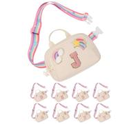 Birthday Gifts for 4 5 6 7 8 9 10 11 12 13 Year Old Girls,Graduation Gifts for Teens Kids Daughter Sister Her,Cute Fanny Pack Crossbody Bag Belt Bag Trendy Stuff A-Z, Beige, J