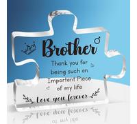 Birthday Gifts for Brother, Ideal Brother Birthday Gifts, Brother Plaque Gifts for Brothers, Bro, Best Friends on His Birthday, Valentines Day, Graduation, Back to School, Christmas, Wedding Presents