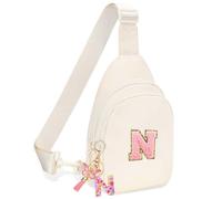 Birthday Gifts for for Girls Women - girls fanny pack ages 8-12 Teen Birthday Gifts Small Waist Packs Trendy Kids Fanny Pack, Beige, N