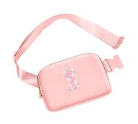 Birthday Gifts for Girls, 4 5 6 7 8 9 10 11 12 13 Year Old Girl Gifts for Teens Kids Daughter Sister Her,Cute Fanny Pack Belt Bag Crossbody Bag Trendy Stuff for Girls Teen, Peach Sparkly, S, I