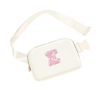 Birthday Gifts for Girls, 4 5 6 7 8 9 10 11 12 13 Year Old Girl Gifts for Teens Kids Daughter Sister Her,Cute Fanny Pack Belt Bag Crossbody Bag Trendy Stuff for Girls Teen, Cream Sparkly, S, E