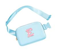 Birthday Gifts for Girls, 4 5 6 7 8 9 10 11 12 13 Year Old Girl Gifts for Teens Kids Daughter Sister Her,Cute Fanny Pack Belt Bag Crossbody Bag Trendy Stuff for Girls Teen, Blue Sparkly, S, E