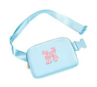 Birthday Gifts for Girls, 4 5 6 7 8 9 10 11 12 13 Year Old Girl Gifts for Teens Kids Daughter Sister Her,Cute Fanny Pack Belt Bag Crossbody Bag Trendy Stuff for Girls Teen, Blue Sparkly, S, M