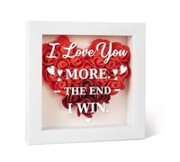 Birthday Gifts for Her or Him, Anniversary Wedding Gifts for Wife Husband, Romantic Gift for Couples, Engagement Presents for Girlfriend or Boyfriend,I Love You Shadow Boxes