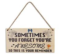 Birthday Gifts for Her Thank You Gifts Birthday Gifts for Women You Are Awesome Wooden Friendship Plaque Gift for Women Best Friends Sentimental Inspirational Gift for Cheer Up