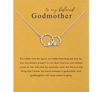 Birthday Gifts for Mom, Grandma, Best Friend, Sister, Aunt, NANA, Thank You Gifts Relationship Necklace for Women in Christmas Mother's Day, One Size, Stainless Steel, Cubic Zirconia