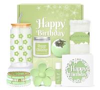 Birthday Gifts for Teen Girls, Women, Teenage Girl Birthday Gift Sets for Teen Girls Tween Gifts for Teenage Girl Cute Daisy Aesthetic Glass Cup Gift Basket for Teens, Women, Her, Friend, Sister