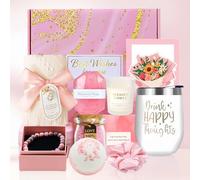 Birthday Gifts for Woman, Women Self-Care Sets, Ceremony Gift Sets Boxes, Relaxation Bath Sets Birthday Gifts for Best Friends Mom Sister Aunt Women Birthday Basket Gift