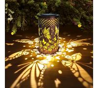 Birthday Gifts for Women, Butterfly Solar Garden Ornaments Outdoor, Waterproof Garden Decorations Solar Lanterns, Ideal Mothers Day & Christmas Gifts for Her, Mum, Grandma, Lovely Birthday Presents