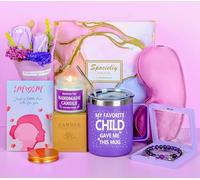 Birthday Gifts for Women, Gifts for Mum, Pamper Gifts for Women, Mothers Day Anniversary Hamper Gifts for Her Mum, Self Care Package Birthday Presents Gift Ideas for Mum,Women,Wife, New Mum Gifts