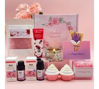 Birthday Gifts for Women, Happy Birthday Pamper Hampers Relaxation Bath Set Package for Her, Birthday Presents Gift Box for Best Friends Mum Sister Auntie Wife, Ladies Birthday Gift Set Idea