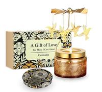 Birthday Gifts for Women, Hummingbird Scented Candles Gifts for Women Mum Best Friend, Pamper Gift for Her Birthday Unique, Rotating Scented Candle for Wedding Anniversary